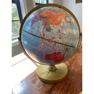 Replogle World Nation Series Globe, 12-inch Diameter, Vintage, Geography Lesson